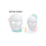 Viva Puti Boyanabilir Karton Maske Büyük Surat