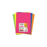 VİVA Puti Fon Kartonu Fosforlu 50x70 Karışık Renk 50 Adet