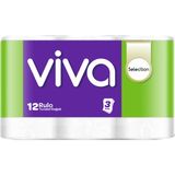 Viva Selection 3 Katlı Tuvalet Kağıdı 12'li Ultra Yumuşak ve Ekstra Dayanıklı