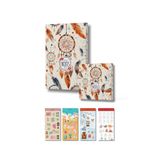Vivago Art Düş Kapanı Tasarım Defter Seti - Happy Days Mistik Not Defteri - 4 Sayfa Sticker Hediyeli