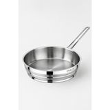 Vivaldi Aster Çelik Tava 28 cm Yapışmaz İndüksiyon Tabanlı Derin Tava