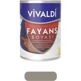 Vivaldi Fayans Boyası - Astar ve Vernik Gerektirmeyen Boya - Sınırsız Renk 1 kg - 1 lt - SofistikeGri