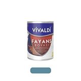 Vivaldi Fayans Boyası - Astar Ve Vernik Gerektirmeyen Boya - Sınırsız Renk 1 Kg Açık Deniz