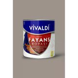 Vivaldi Fayans Boyası - Astar Ve Vernik Gerektirmeyen Boya - Sınırsız Renk 1 Kg Sofistike Gri