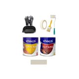 Vivaldi Fayans Boyası Seti Sıvı Cam Ve Uygulama Seti Tezgah,Mermer,Banyo,Mutfak Boyama Seti Çakıltaşı 1 Lt Çakıltaşı