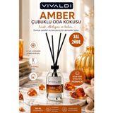 Vivaldi Home Amber Çiçeği Çubuklu Oda Kokusu 100 ml | Kalıcı & Şık Ortam Kokusu - Standart