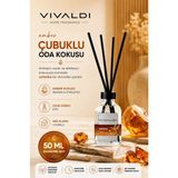 Vivaldi Home Amber Çiçeği Çubuklu Oda Kokusu 50 ml | Kalıcı & Şık Ortam Kokusu - Standart