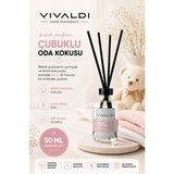 Vivaldi Home Bebek Pudrası Çubuklu Oda Kokusu 50 ml | Temiz & Kalıcı Ortam Kokusu