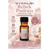 Vivaldi Home Bebek Pudrası Uçucu Yağ ,buhurdanlık Yağı,doğal Uçucu Yağ,oda Kokusu, Aromaterapi Yağ, Esansiyel Yağ - Standart
