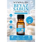 Vivaldi Home Beyaz Sabun Uçucu Yağ ,buhurdanlık Yağı, Doğal Uçucu Yağ, Oda Kokusu, Aromaterapi Yağ, Esansiyel Yağ - Standart