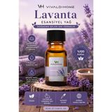 Vivaldi Home Lavanta Aromaterapi Esansiyel Yağ 10 ml – Rahatlatıcı Doğal Aroma - Standart