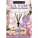 Vivaldi Home Lilyum Çiçeği Çubuklu Oda Kokusu 100 ml | Zarif & Kalıcı Ortam Kokusu - Standart