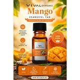 Vivaldi Home Mango Uçucu Aromaterapi Esansiyel Yağ – Tatlı ve Ferah Aroma - Standart