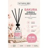 Vivaldi Home Sakura Çiçeği Oda Kokusu 50 ml Zarif Hafif Çiçeksi Aroma ile Ferahlatıcı Etki