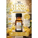 Vivaldi Home Ylang Ylang Uçucu Yağ Buhurdanlık Yağı Doğal Uçucu Yağ Oda Kokusu Aromaterapi Yağ Esansiyel Yağ - Standart