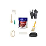 Vivaldi Tezgah Mermer Fayans Boyası Seti Vernik Ve Astar Gerektirmez Mutfak Ve Banyo Boyası Buzsaçağı 1LT