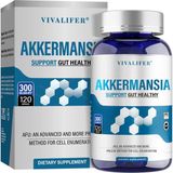 Vıvalıfer 300 Billion Afu Akkermansia Probiotic 120 Capsules