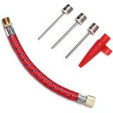 VIVALUXE Ayaklı Hava Pompası; Bisiklet, Basketbol/Futbol Topları ve Şişme Ürünler ile Uyumlu, Yüksek Basınçlı, Dayanıklı Gövde, Kaymaz Pedal, 4’lü İğne & Nozzle Seti, Evrensel Uyum, Pratik Kullanım
