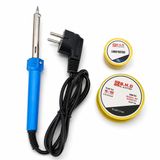 VIVALUXE B.H.D Elektrikli 60W Havya Lehim Seti, İnce Uçlu Lehimleme Kalemi, Lehim Teli ve Lehim Pastası Dahil, Elektronik Devre Kartı, Kablo, Hoparlör ve Hobi Tamiri İçin Profesyonel Lehimleme Kiti