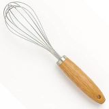 VIVALUXE Bambu Mutfak Çırpıcı, Kek Yumurta Çırpıcı, Paslanmaz Çelik, Ergonomik Sap, Dayanıklı, Çok Amaçlı, Ev Tipi, Profesyonel Kullanım, Kolay Temizlik, Şık Tasarım, Uzun Ömürlü, Hafif, Sağlam, Mini!