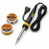 VIVALUXE BORTEPE Işıklı 60W Lehim Seti, MA-A02 Havya, Lehim Teli ve Lehim Macunu Dahil, Elektronik, Bilgisayar, Ev ve Hobi Onarımları İçin