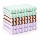 VIVALUXE Çok Amaçlı Mikrofiber Temizlik Bezi – Süper Emici, İz Bırakmaz, Ev, Mutfak, Cam, Araba, Ofis ve Genel Kullanım İçin – 6’lı Set (Yeşil-Beyaz & Kahverengi-Beyaz