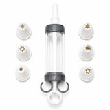 VIVALUXE Dolly Krema Süsleme Seti | Şırınga Formu ve Krema Torbası Formu Varyasyonlu, Değiştirilebilir Uçlu, Pasta, Cupcake, Kurabiye, Tatlı ve Dolgu Süsleme Aparatı (Krema Şırıngası)