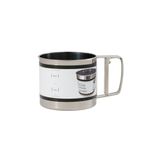 VIVALUXE Paslanmaz Çelik Un ve Pudra Şekeri Eleği – Tek Elle Kullanılan Otomatik Elek, 3 Fincan Kapasiteli Flour Sifter, İnce Eleme için Dayanıklı Mutfak Aleti, Kek, Kurabiye ve Pasta Yapımı İçin