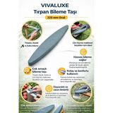 Vıvaluxe Tırpan Bileme Taşı 225 Mm Oval, Tırpan, Bıçak, Çim Biçme Makinesi Ve Balta İçin Dayanıklı, Uzun Ömürlü, Hassas Bileme Sağlay