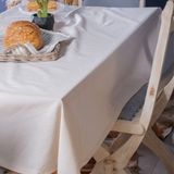 Vivamaison Organik Ham Keten Krem 150x200 cm Masa Örtüsü