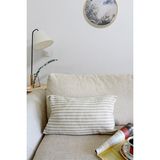 Vivamaison Tekli Özel Tasarım Düz Gri Keten Kırlent Yastık Kılıfı 30x50 cm - Renkli - 30 x 50 cm