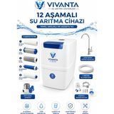 Vıvanta 12 Aşamalı Su Arıtma Cihazı Tanklı Sistem Musluk Dahil 5 Filtreli Ev Tipi Su Arıtma