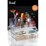 Vivart 3 Katlı Çekmeceli Makyaj Düzenleyici Organizer Set Çok Renkli Tek Ebat