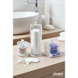 Vivart 3'lü Kapaklı Çok Amaçlı Makyaj Organizeri Pamukluk ve Disklik Seti