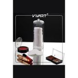 Vivart Lüx Kapaklı Disk Pamukluk Organizeri Makyaj Pamuk Kutusu Beyaz Tek Ebat