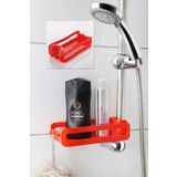 Vivart Özel Tasarım Banyo Düzenleyici Şampuanlık Sabunluk – Vakumlu Evye Düzenleyici Organizer Banyo Rafı