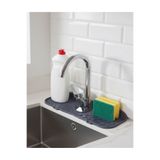 Vivart Silikon Musluk Matı Damlalık Suyu Önleyici Lavabo Kurutma Pedi Musluk Arkası Organizer