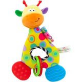 Vivaverse Zürafa Bebek Diş Kaşıyıcı Özellikli Çıngırak Peluş Oyuncak Ötmeli - Çok Renkli