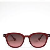 Vivaviss Hayal C7-48 Unisex Güneş Gözlüğü Şeffaf Bordo Çerçeve Bordo Degrade Cam - Bordo Şeffaf