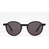 Vivaviss Luna 520-47 Unisex Güneş Gözlüğü Siyah Mat Çerçeve Siyah Cam