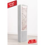 Vivenda 4 m2 Halı Hurcu 2'li Set Şeffaf Pencereli 2Adet 4 m2 Halı Hurcu Seti 38x170 cm
