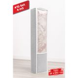 Vivenda 4 m2 Halı Hurcu 4'lü Set Şeffaf Pencereli 4 Adet 4 m2 Halı Hurcu Seti 38x170 cm