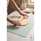 Vivenda Silikon Hamur Açma Matı Ölçü Çizgili Yoğurma Matı Kaymaz Platinum Silikon 50x40 cm