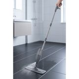 Vivenda Sprey Mop Su Hazneli Tetiklemeli Mikrofiber Moplu Paslanmaz Çelik Saplı Düz Tablet Paspas - Çok Renkli