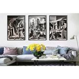 Vivense Ahşap Çerçeveli Black And White Tablo Seti, 50x70