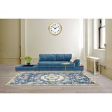Vivense Aida Home Amanzi Blue Salon Halisi, 140x200 Çok Renkli