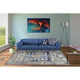 Vivense Aida Home Bluastra Salon Halisi, 200x300 Çok Renkli