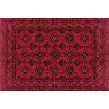 Vivense Aida Home Rosso Afgano Salon Halisi, 80x150 Çok Renkli