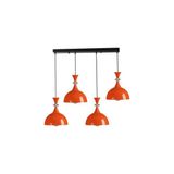 Vivense Akay Dörtlü Sıralı Turuncu Sarkıt - 80 cm x 1 cm x 70 cm
