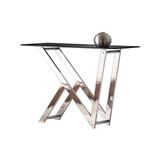Vivense Alba Metal Dresuar, Gümüş - 120 cm x 30 cm x 80 cm